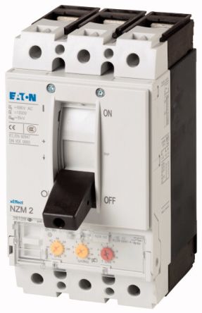 Eaton Circuit Breaker - NZM..-ME..NA 3 Pole 690V ac Voltage Rating, 90A Current Rating [118964 NZMN2-ME90-NA]; 250-9703