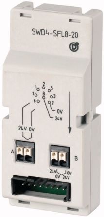 Eaton Auxiliary Switch for use with M22-SWD… [121380 SWD4-SFL8-20]; 250-9709