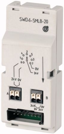 Eaton Auxiliary Switch for use with SWD4-8SFF2-5 [121381 SWD4-SML8-20]; 250-9710
