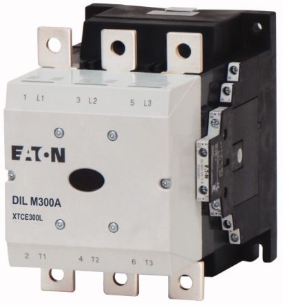 Eaton DILM Contactor, 48 V Coil, 3-Pole, 170 kW [139554 DILM300A/22(RDC48)]; 250-9746