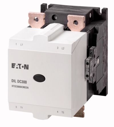 Eaton Contactor, 110 → 350 V ac Coil, 2NO/2NC [183314 DILDC300/22(RDS250)]; 250-9785