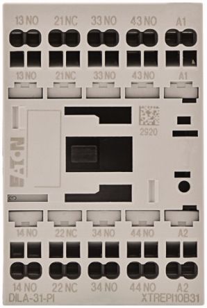 Eaton DILA Relays Contactor Relay, 4 A, 1NC + 3NO [199213 DILA-31(24VDC)-PI]; 250-9841