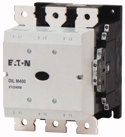 Eaton DILM Contactor, 250 V Coil, 3-Pole, 212 kW [208209 DILM400/22(RA250)]; 250-9851