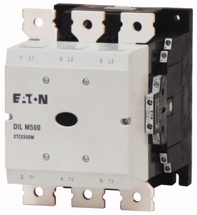 Eaton DILM Contactor, 230 V ac, 240 V ac Coil, 3-Pole, 7 kW [208211 DILM500/22(RDC48)]; 250-9854