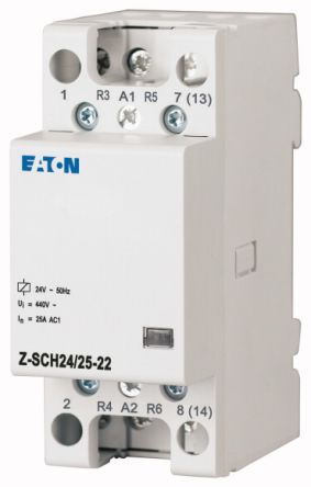 Eaton DILM Installation Contactor, 24 V dc Coil, 2N/O+2N/C [248850 Z-SCH24/25-22]; 250-9998