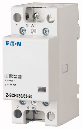 Eaton DILM Installation Contactor, 230 V ac Coil, 2N/O [248859 Z-SCH230/63-20]; 251-0008