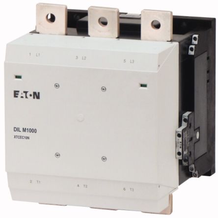 Eaton DILM Contactor, 220 V ac, 230 V dc Coil, 3-Pole, 560 kW [267214 DILM1000/22(RA250)]; 251-0012