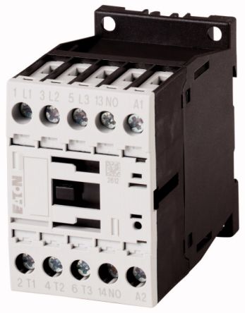 Eaton DILM Contactor, 220 V Coil, 3-Pole, 4.5 kW, 1N/O [276689 DILM9-10(220V50HZ,240V60HZ)]; 251-0205