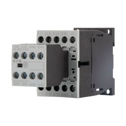 Eaton DILM Contactor, 220 V ac, 230 V dc Coil, 3-Pole, 21 kW, 1N/O [276803 DILM9-32(230V50/60HZ)]; 251-0250