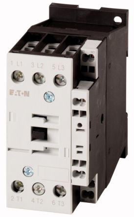 Eaton DILM Contactor, 24 V Coil, 3-Pole, 11 kW, 1N/O [277585 DILMC17-10(24V50/60HZ)]; 251-0550