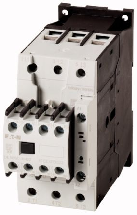 Eaton DILM Contactor, 220 V ac, 230 V dc Coil, 4-Pole, 11 kW, 1N/O [277800 DILM40-22(400V50HZ,440V60HZ)]; 251-0637