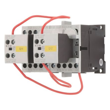 Eaton DIUL Reversing Contactor, 230 V ac, 240 V ac Coil, 14 kW, 6NO [278061 DIULM7/21(230V50HZ,240V60HZ)]; 251-0724