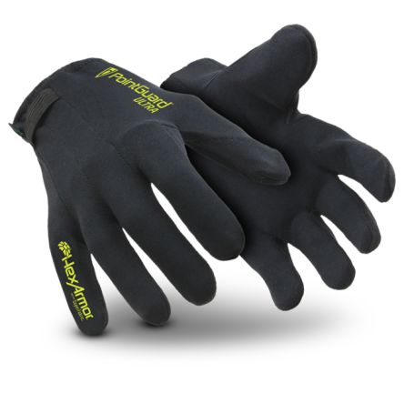 Hexarmor Black Spandex Needle Resistant Work Gloves, Size 6, Spandex Coating [6000606]; 251-0984