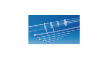 HellermannTyton Cable Tie, 301mm x 4.8 mm, Natural Nylon, Pk-100 [AB300(922-00030)]; 251-1819
