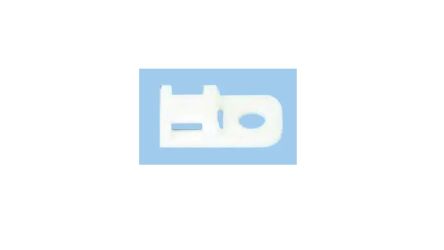HellermannTyton Natural Cable Tie Mount 10.2 mm x 20.5mm, 5mm Max. Cable Tie Width [CTAM2(151-00543)]; 251-1847