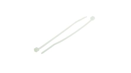 HellermannTyton Cable Tie, 152mm x 3.5 mm, White Nylon, Pk-100 [T30R-V0(111-00699)]; 251-1977
