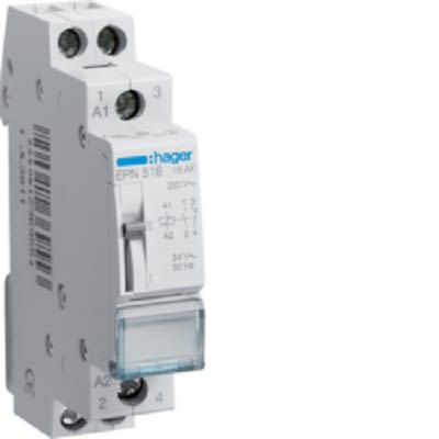 Hager DIN Rail Latching Relay, 24V Coil, SPDT [EPN518]; 251-2036