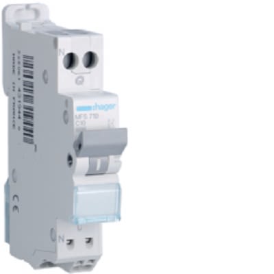 Hager Electronic Circuit Breaker 10A MFS, 1 channels [MFS710]; 251-2067