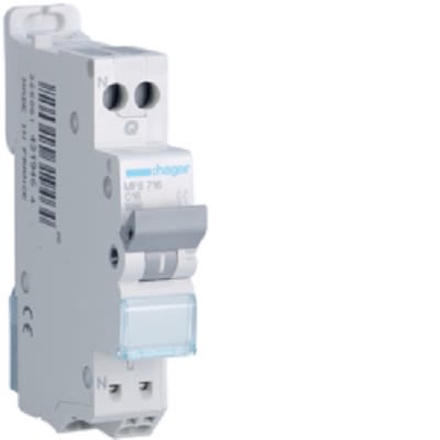 Hager Electronic Circuit Breaker 16A MFS, 1 channels [MFS716]; 251-2068