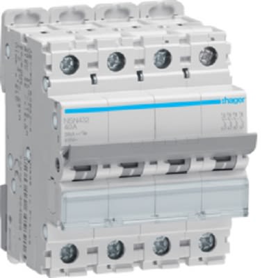 Hager Electronic Circuit Breaker 32A NSN, 4 channels [NSN432]; 251-2085