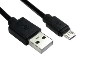 RS PRO USB 2.0, Male USB A to Male Mini USB B, 3m [0]; 251-3237