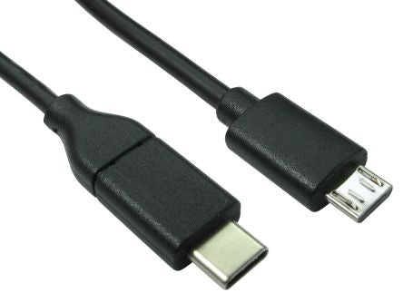 RS PRO USB 2.0, Male USB C to Male Micro USB B, 2m [0]; 251-3294