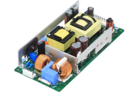 Cosel AC-DC Power Supply, LHA300F-48-Y, 48V dc, 6.3A, 302.4W, 1 Output, 85 → 264V ac Input Voltage [LHA300F-48-Y]; 251-5972