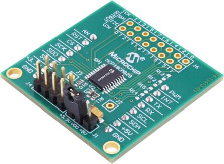 Microchip 1 LSb Octal DAC Evaluation Board DAC Evaluation Board EV76B70A [EV76B70A]; 251-6962
