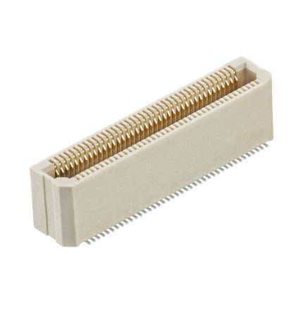 HARWIN M58 Series Vertical Surface PCB Header, 80 Contact(s), 0.5 mm Pitch, 40 Row(s), Unshrouded [M58-2500842R]; 251-7029