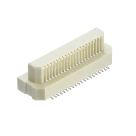 HARWIN M58 Series Vertical Surface PCB Header, 40 Contact(s), 0.5 mm Pitch, 20 Row(s), Unshrouded [M58-3500442R]; 251-7035