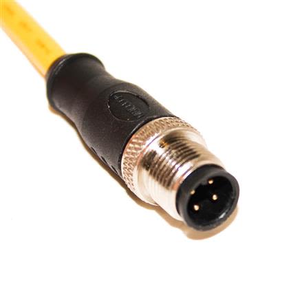Mueller Electric Straight Male M12 to Unterminated Sensor Actuator Cable, 10m [C4A05M010]; 251-7225