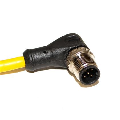 Mueller Electric Right Angle Male M12 to Unterminated Sensor Actuator Cable, 10m [C5B06M010]; 251-7250
