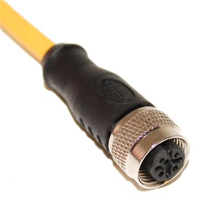 Mueller Electric Straight Female M12 to Unterminated Sensor Actuator Cable, 10m [C5C06M010]; 251-7257