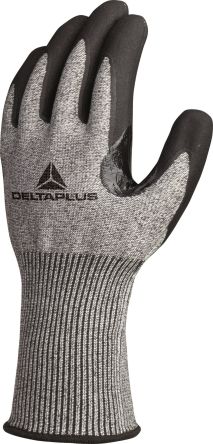Delta Plus Grey Nitrile Cut Resistant General Handling Gloves, Size 9, Nitrile Foam Coating [VECUTD03GR09]; 251-7499