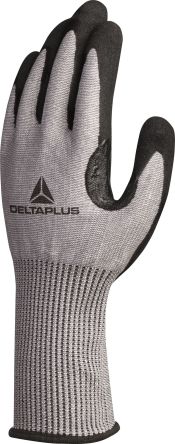Delta Plus Grey Nitrile Cut Resistant General Handling Gloves, Size 8, Nitrile Foam Coating [VECUTF01NO08]; 251-7512