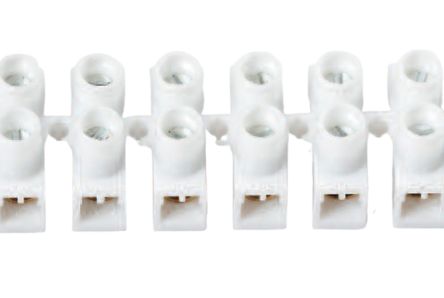 HellermannTyton Terminal Block, 12-Way, 5A, 6 mm Wire, Screw Termination [CS5WTPP]; 251-7662
