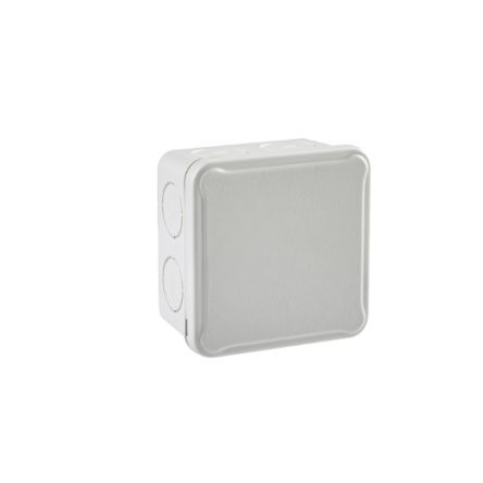 HellermannTyton RAL 7035 Light Grey Plastic Junction Box, IP54, 89x52x89mm [EXO88]; 251-7671