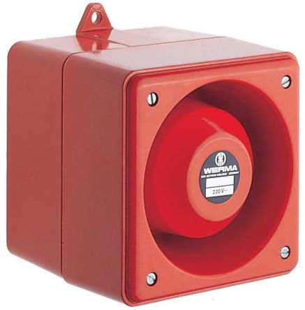 Werma 129 Series Electronic Sounder, 24 V, 105dB at 1 m, IP65, DC, 31-Tone [129.052.55]; 251-7962