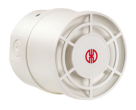 Werma 140 Series Wall Mount Electronic Sounder, 115 → 230 V, 115dB at 1 m, IP65, AC, 32-Tone [140.950.60]; 251-7974