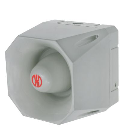 Werma 142 Series Electronic Sounder, 18 → 30 V, 105dB at 1 m, IP65, 42-Tone [142.100.55]; 251-7981