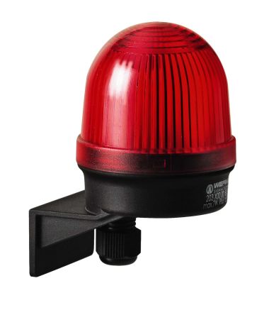 Werma 203 Series Red Continuous lighting Beacon, 12 → 230 V, Wall Mount, Filament Bulb, IP65 [203.100.00]; 251-8015