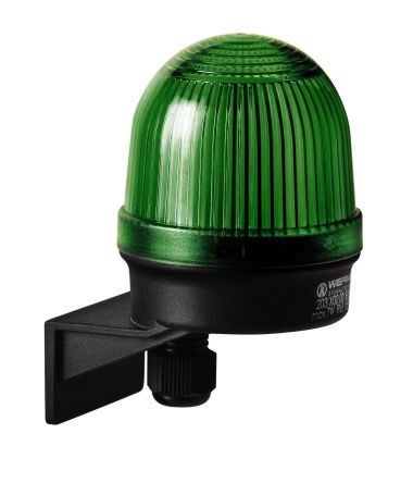 Werma 203 Series Green Continuous lighting Beacon, 12 → 230 V, Wall Mount, Filament Bulb, IP65 [203.200.00]; 251-8016