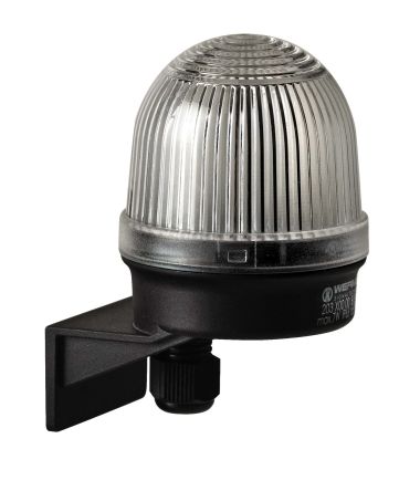 Werma 203 Series Clear Continuous lighting Beacon, 12 → 230 V, Wall Mount, Filament Bulb [203.400.00]; 251-8018