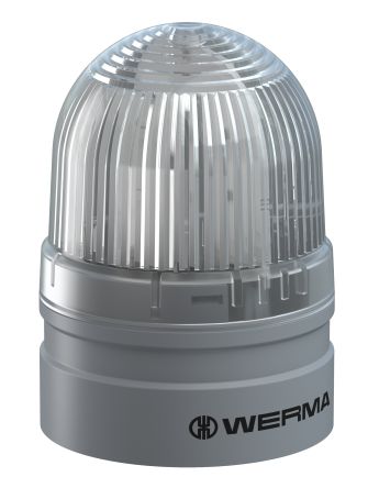 Werma 260 Series Clear Flashing Light Module, 24 V, Multiple, LED Bulb [260.420.75]; 251-8218