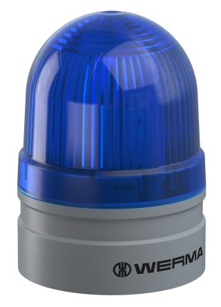 Werma 260 Series Blue Flashing Light Module, 12 V, Multiple, Xenon Bulb [260.520.74]; 251-8220