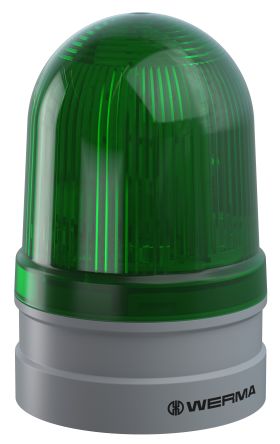 Werma 261 Series Green Flashing Light Module, 12 → 24 V, Multiple, LED Bulb [261.220.70]; 251-8225