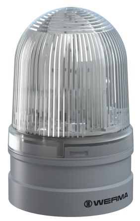 Werma 261 Series Clear Flashing Light Module, 12 → 24 V, Multiple, LED Bulb [261.420.70]; 251-8231