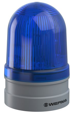 Werma 261 Series Blue Rotating Light Module, 12 → 24 V, Multiple, LED Bulb [261.540.70]; 251-8237