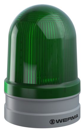 Werma 262 Series Green Rotating Light Module, 115 → 230 V, Multiple, Xenon Bulb [262.240.60]; 251-8241