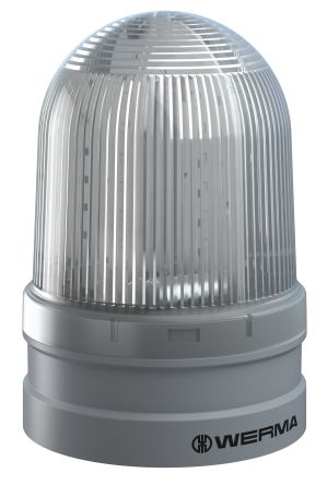 Werma 262 Series Clear Flashing Light Module, 115 → 230 V, Multiple, Xenon Bulb [262.420.60]; 251-8243